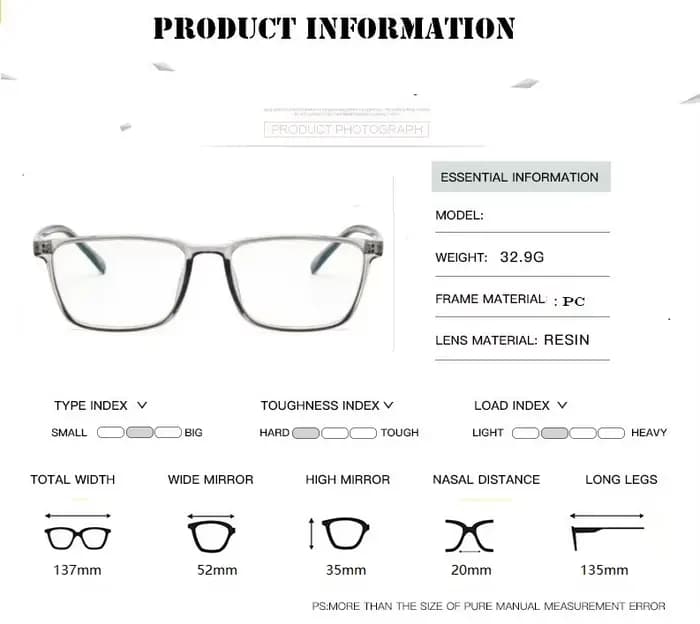 2024 mode femmes lunettes cadre hommes Transparent