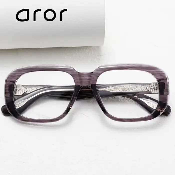 Monture de lunettes en acétate à bords optiques, grandes lunettes ovales, traitement de la myopie, délinquants optiques, lunettes, JMM315LX, nouveau, 8.0