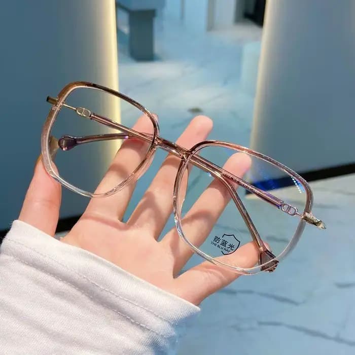 Y2K-Lunettes unies anti-lumière bleue pour hommes et femmes