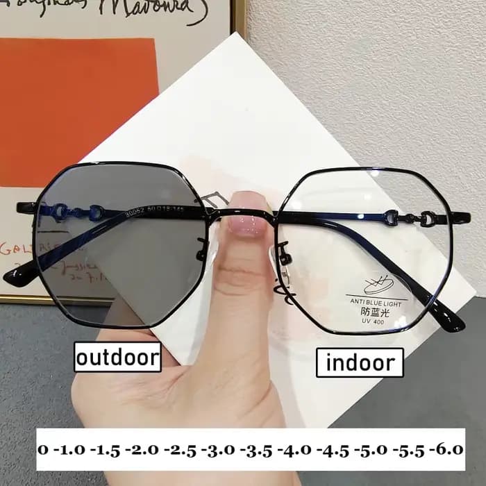 Lunettes de vue courtes intelligentes à couleur changeante