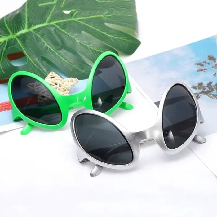 Lunettes de soleil amusantes Alien pour hommes et femmes