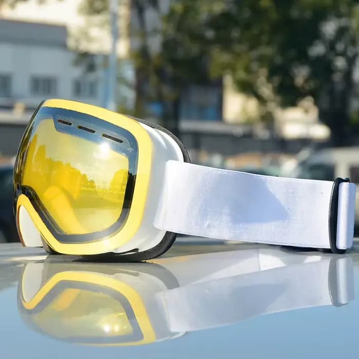 Lunettes de ski anti-buée double couche pour hommes et femmes