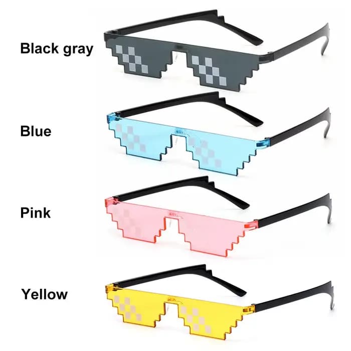 ThDPLife-Lunettes de Soleil Mosaïque Amusantes