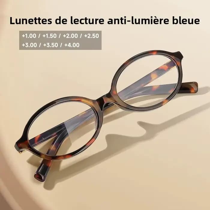 Lunettes de lecture ovales vintage pour femmes et hommes