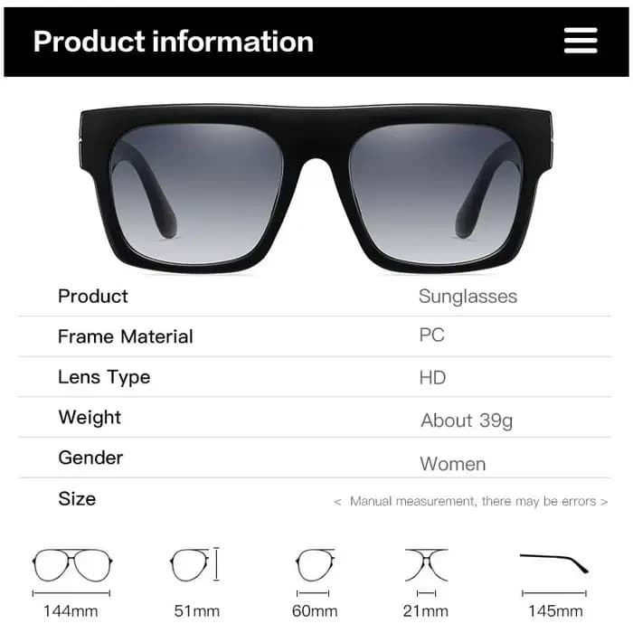 Lunettes de soleil de lecture carrées de styliste pour hommes et femmes