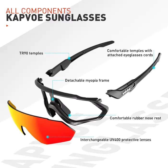 Lunettes de soleil de marque pour cyclisme en montagne