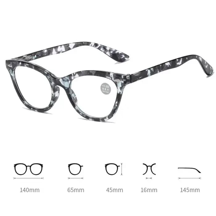Lunettes de presbytie à monture complète pour femmes