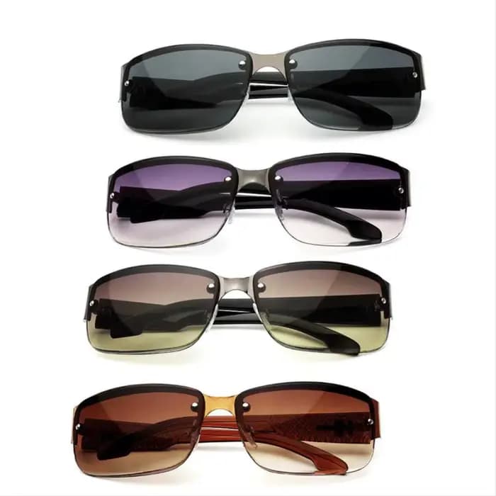 Lunettes de soleil vintage dégradées pour hommes et femmes