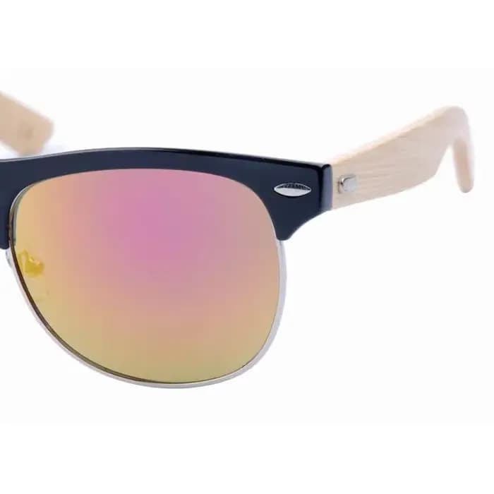 Lunettes de soleil en bambou faites à la main pour hommes et femmes