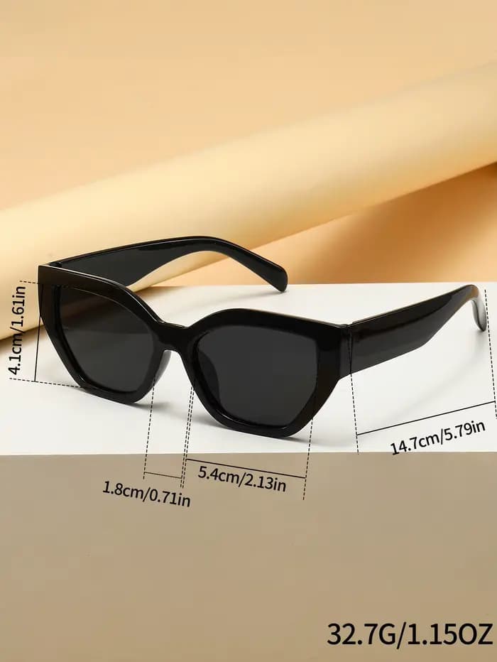 Lunettes de mode à monture ovale de style rétro avec épingles Mi intégrées