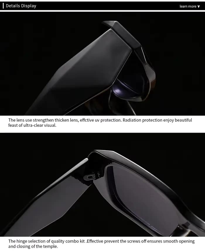 Nouvelles Lunettes de Soleil Carrées Modernes Rétro à Monture Étroite pour l'Exportation Transfrontalière