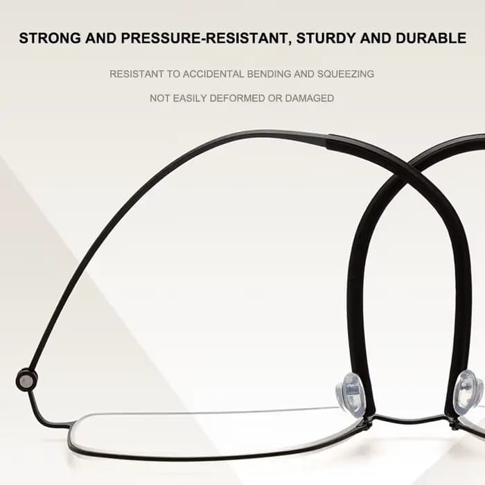Lunettes de luxe en titane pur à bords fins, montures sans vis, ultra-légères, pour hommes d'affaires, décontractées