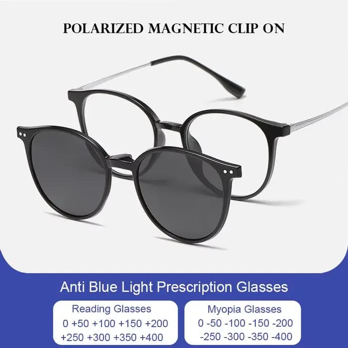 Lunettes à Clip magnétique pour femmes et hommes