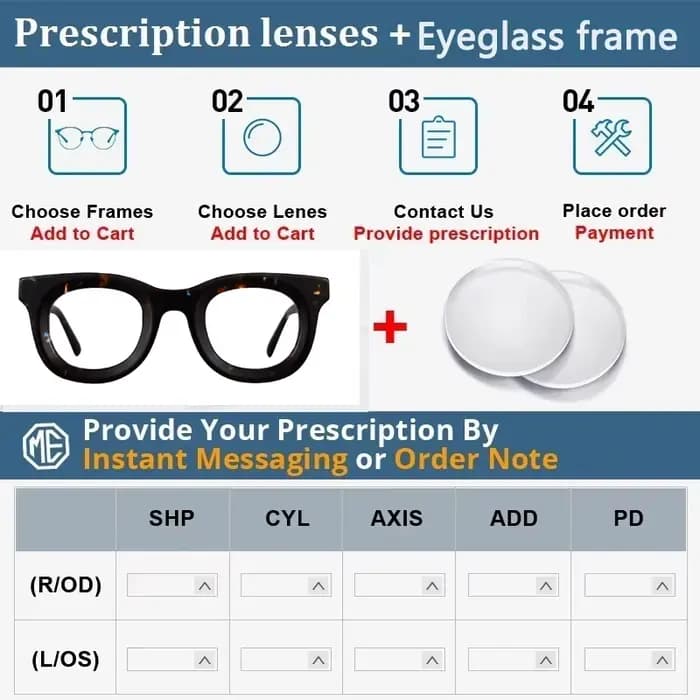 Monture de lunettes semi-cerclée en titane pour homme