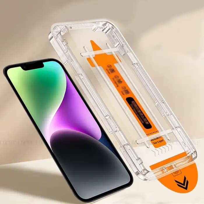 Protecteur d'écran en verre trempé pour iPhone 13 Pro, 4/3/2/1 pièces, protection contre la poussière, couverture complète 9H, avec colle, pour iPhone 13
