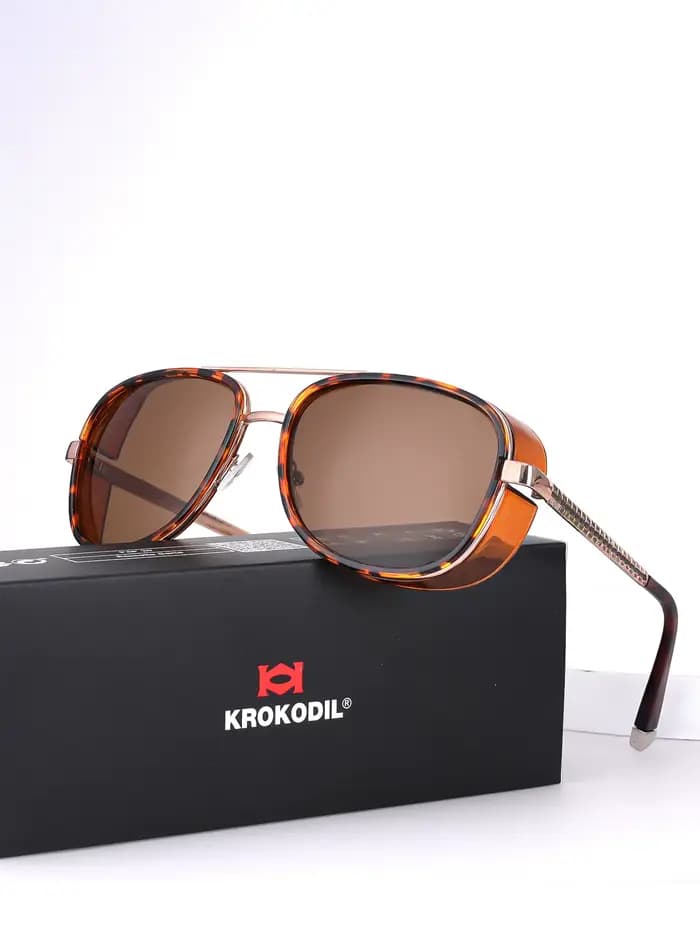 Tony Stark lunettes de soleil homme femme Steampunk