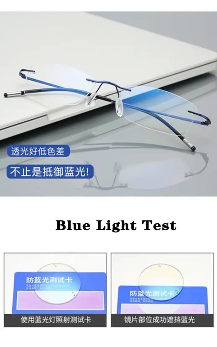 Lunettes de lecture sans bords pour hommes