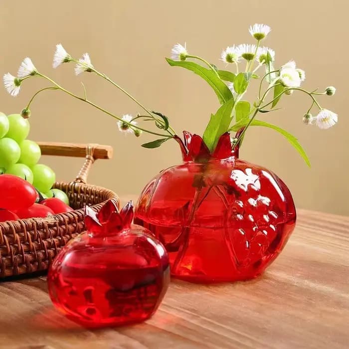 Vase à grenade créatif plante Terrarium hydroponique verre fleur séchée Vase salon salle à manger bureau Mini décoration artistique