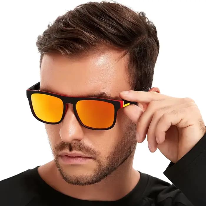 Lunettes de soleil carrées tendance pour hommes et femmes