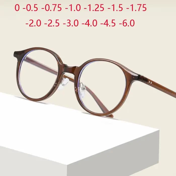 Lunettes rondes Anti-reflet pour femmes et hommes