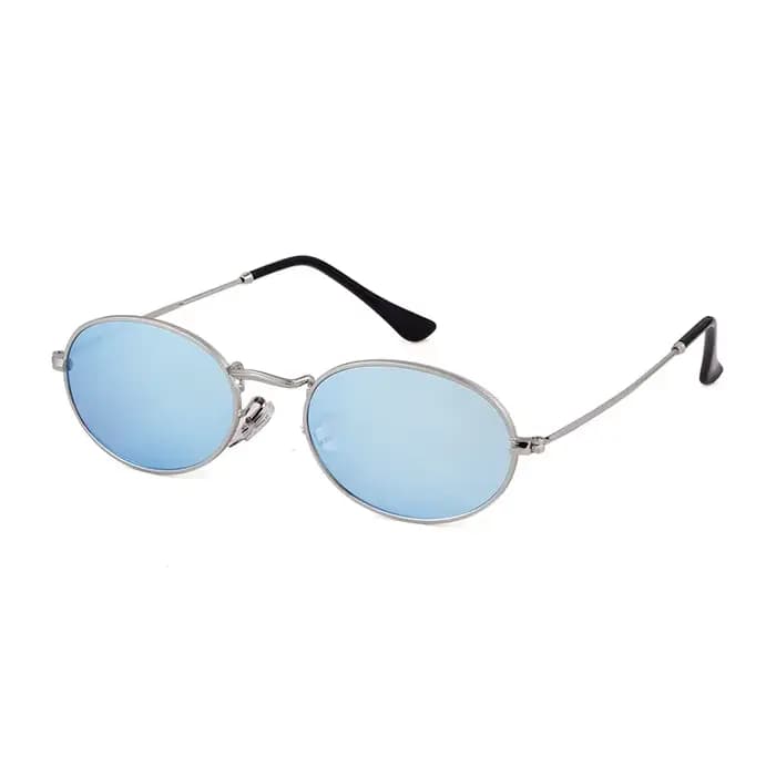 Lunettes de soleil ovales en alliage UV400 pour femmes et hommes