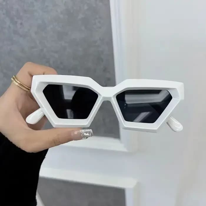 Lunettes de soleil carrées noires pour femmes et hommes
