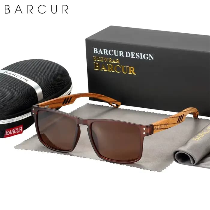 BARCUR Design – lunettes de soleil en bois pour hommes et femmes