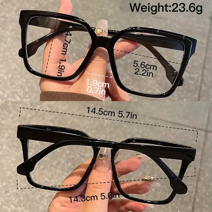 Lunettes de couleur Maillard à grande monture