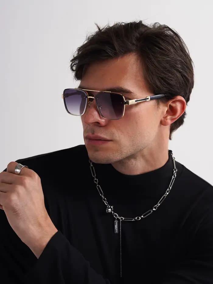 Ruiao – lunettes de soleil carrées pour hommes