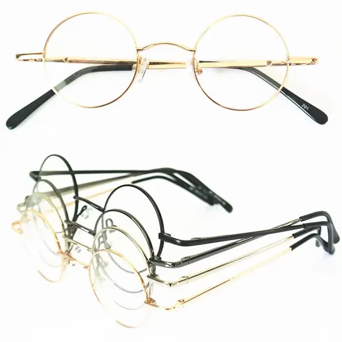 Petites montures de lunettes rondes vintage des années 60