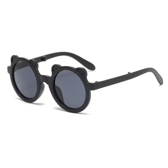 2 paires de lunettes de soleil pliables tendance en forme d'ours