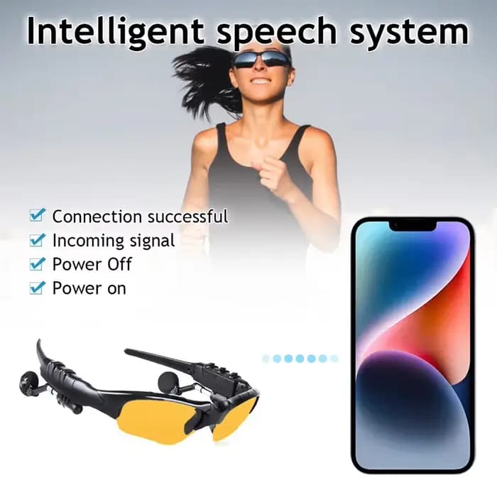 Lunettes de soleil intelligentes polarisées avec son surround