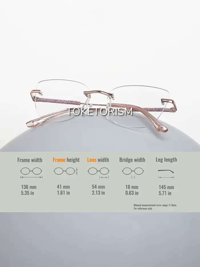 Toketorism – lunettes sans monture pour femmes