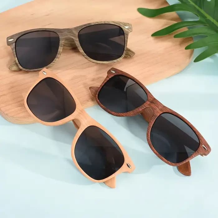 Lunettes de soleil en bois de bambou pour hommes et femmes