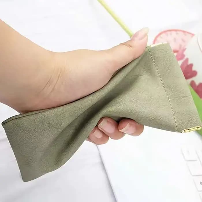 Sacs de rangement pour lunettes de soleil en cuir souple