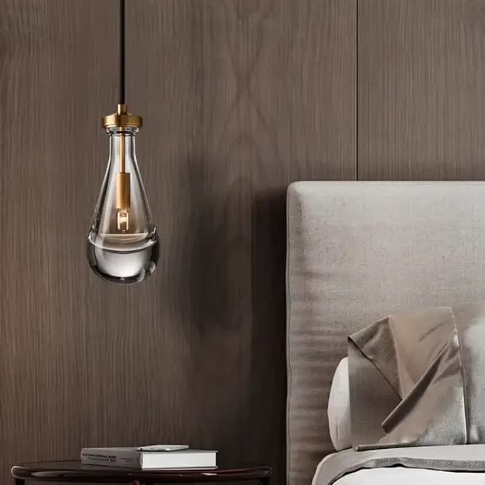 Lampe suspendue en verre au design moderne et luxueux, luminaire décoratif d'intérieur, idéal pour une cuisine, une salle à manger, un salon, une chambre à coucher ou un Bar