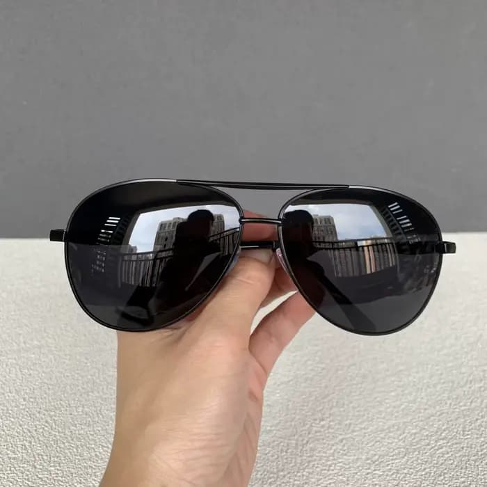 160mm lunettes de soleil pilote surdimensionnées mâle Vintage grand