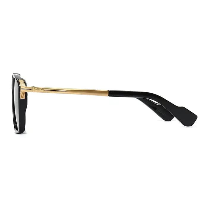 Lunettes de soleil rétro à double sorgho pour hommes