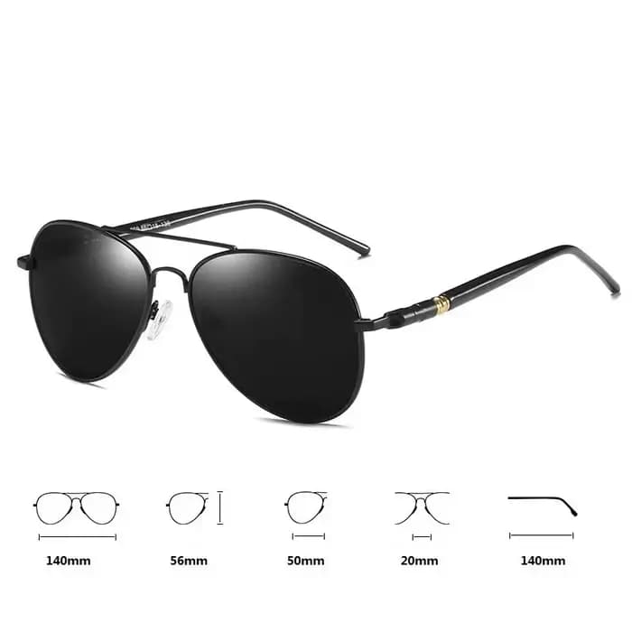Lunettes de soleil aviateur tendance pour hommes et femmes
