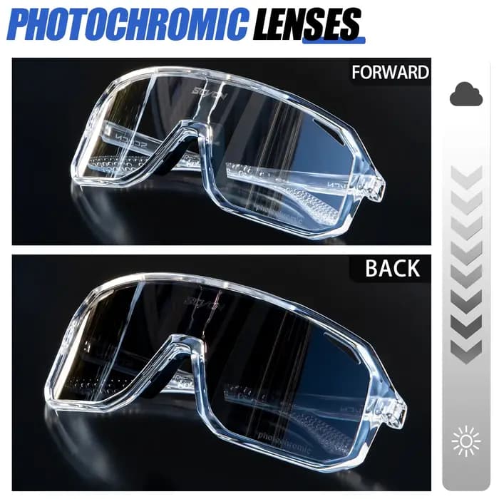 SCVCN hommes vélo lunettes photochromiques cyclisme