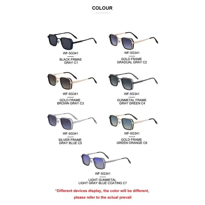 Lunettes de soleil tendance européennes et américaines pour hommes