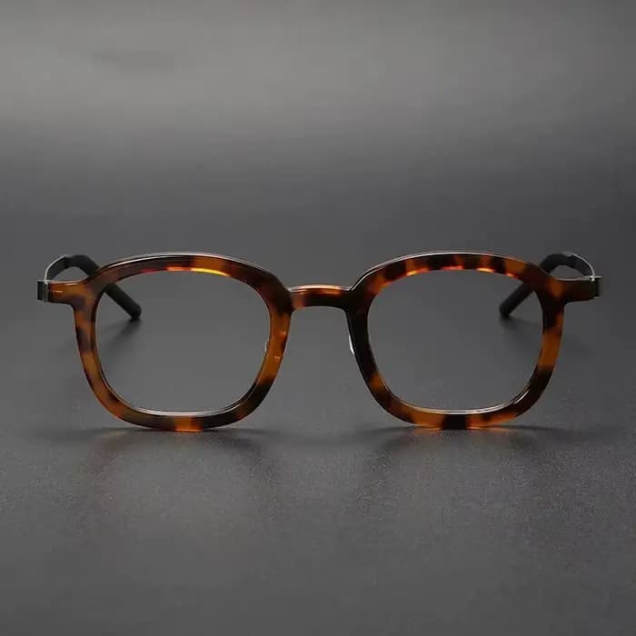 Marque de luxe concepteur hommes Vintage IP titane acétate lunettes femmes grand carré optique myopie lentilles