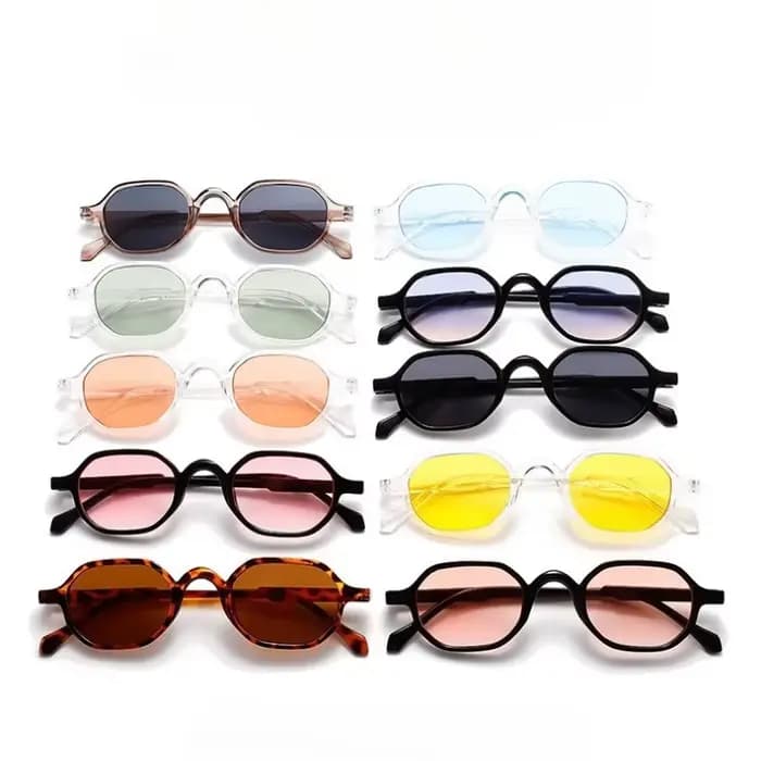 Lunettes de soleil tendance à monture fine et verres Ocean