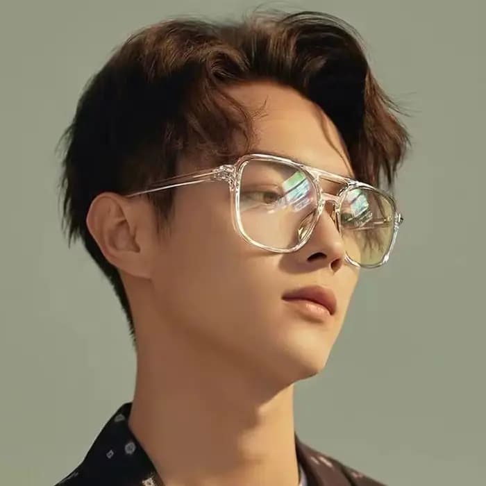 Lunettes d'ordinateur transparentes