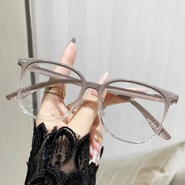 Lunettes de présentation du visage à grande monture