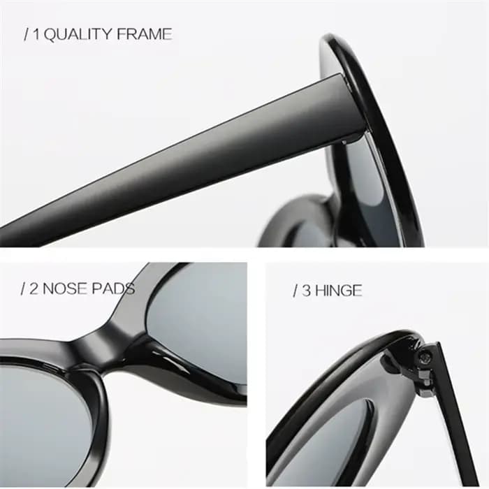 Clout Goghidden-Lunettes de soleil ovales pour hommes et femmes