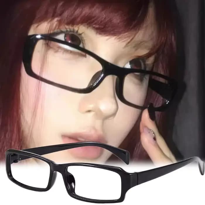 Lunettes à monture carrée noire