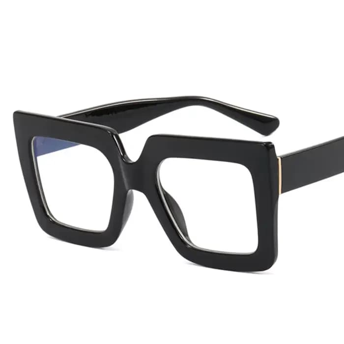 Monture de lunettes carrée surdimensionnée pour femmes