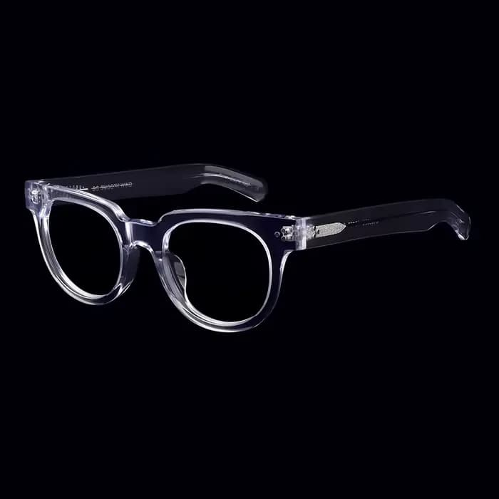 Lunettes rondes en acétate pour hommes et femmes