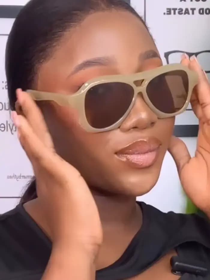 Lunettes de soleil rétro à double pont pour femmes
